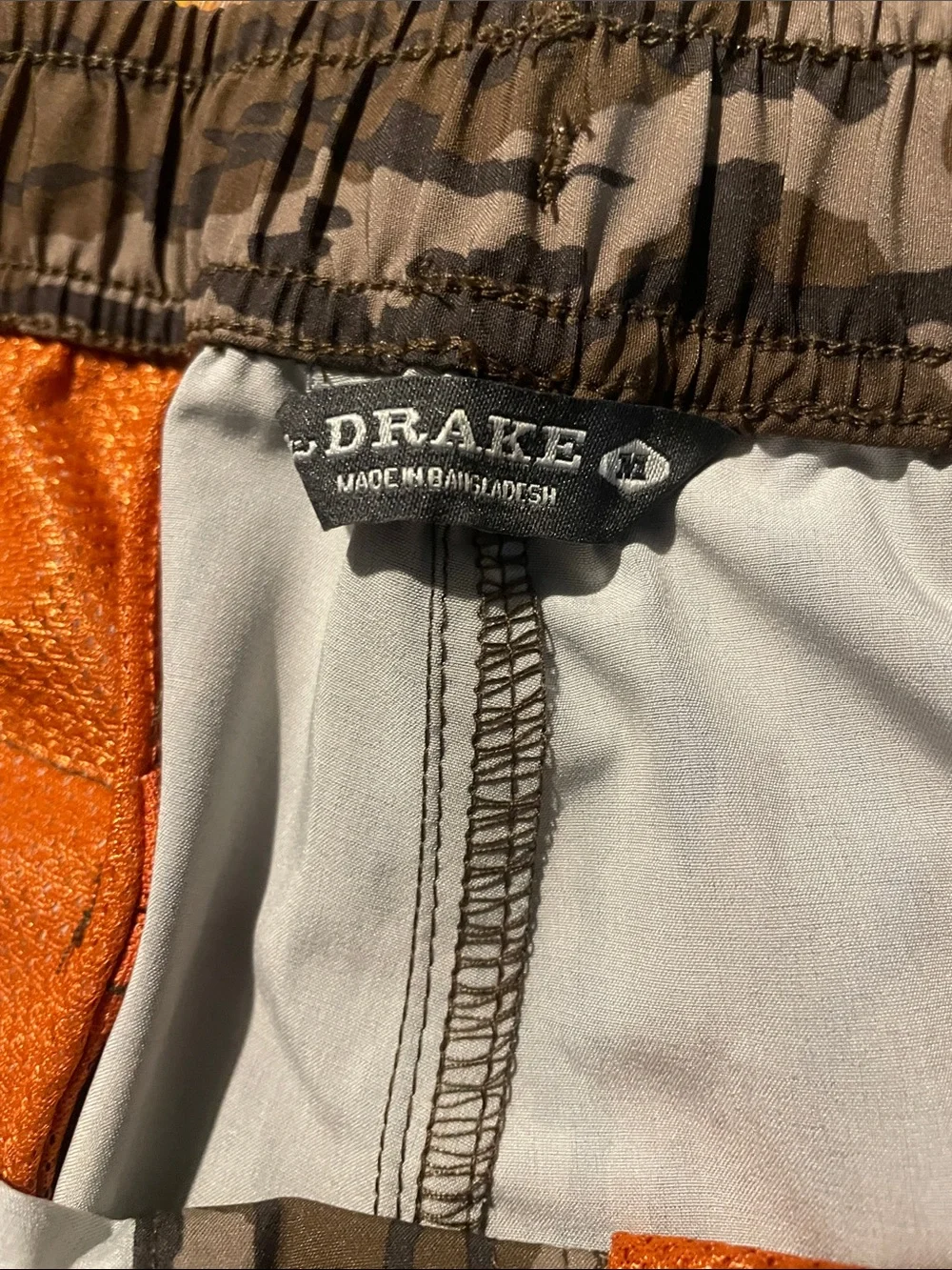 NWT Drake Lake Shore Dock Short-Camo, medium
